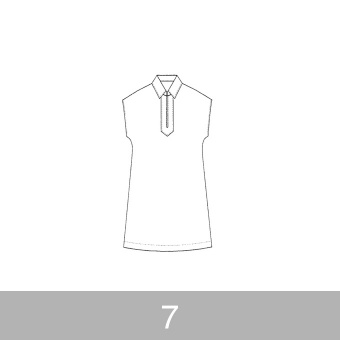 オリジナルパターン#003_スラッシュあきワンピース_7号