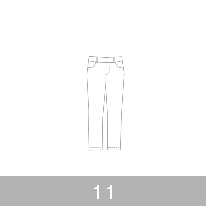 オリジナルパターン#010_クロップドパンツ_11号 イメージ1