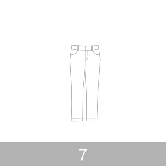 オリジナルパターン#010_クロップドパンツ_7号