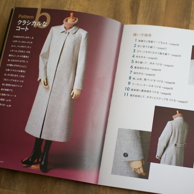 ジャケットとコートの手ほどき (小杉早苗著) イメージ2