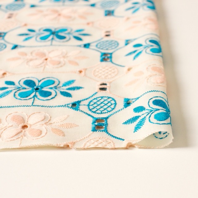 コットン×フラワー(キナリ)×ローン刺繍_全2色 イメージ3