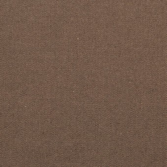 コットン×無地(コゲ茶&ベージュ)×シャンブレーギャバジン_全5色
