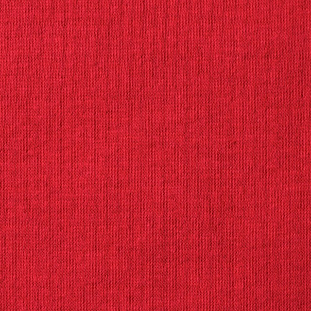 コットン×無地(レッド)×Wニット_全6色(シリーズ1) イメージ1