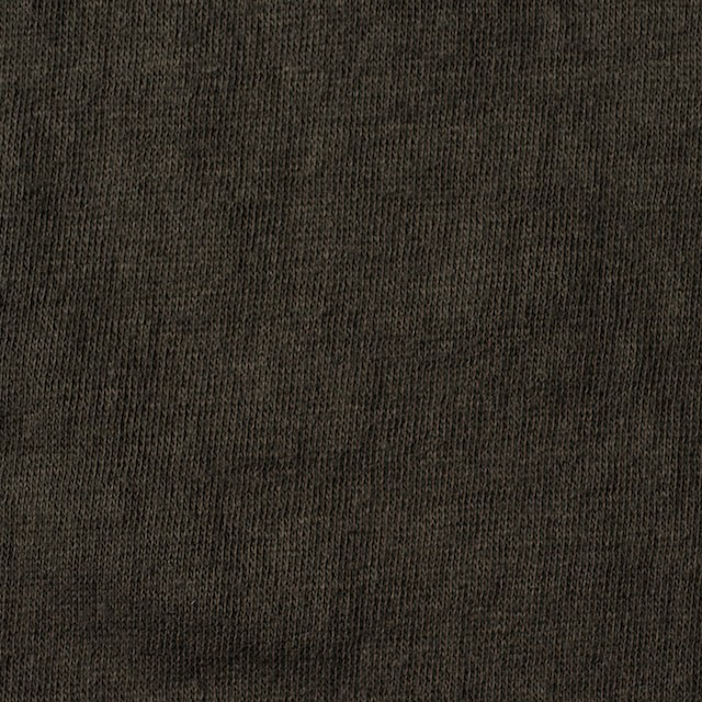 コットン×無地(オリーブブラウン)×Wニット_全4色(シリーズ2) イメージ1