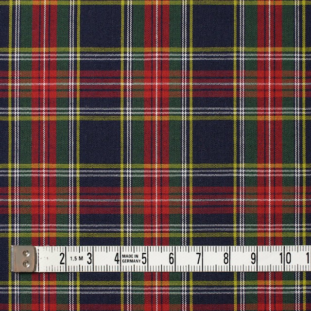 コットン×チェック(ダークネイビー&レッド)×シーチング イメージ4