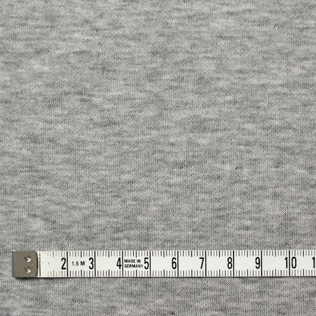コットン×無地(グレー)×裏毛ニット イメージ4