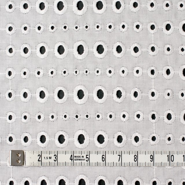 コットン×ドロップ(オフホワイト)×ローン刺繍 イメージ4