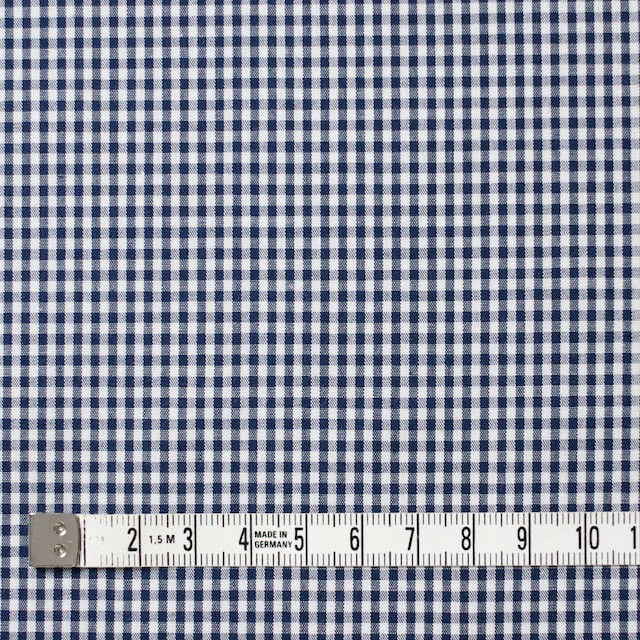 コットン×チェック(ネイビー)×ブロード イメージ4
