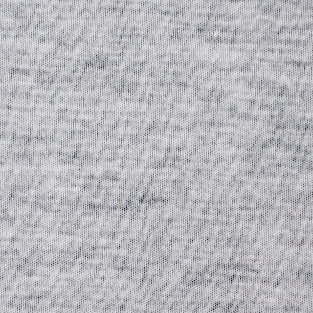 コットン×無地(杢グレー&ブラック)×W天竺ニット イメージ1
