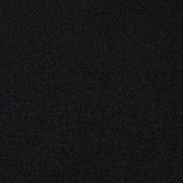 ウール×無地(ブラック)×メルトン イメージ1