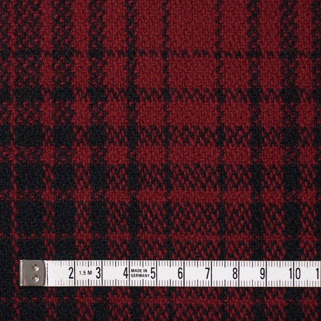 ウール×チェック(レッド)×ツイード_全3色 イメージ4