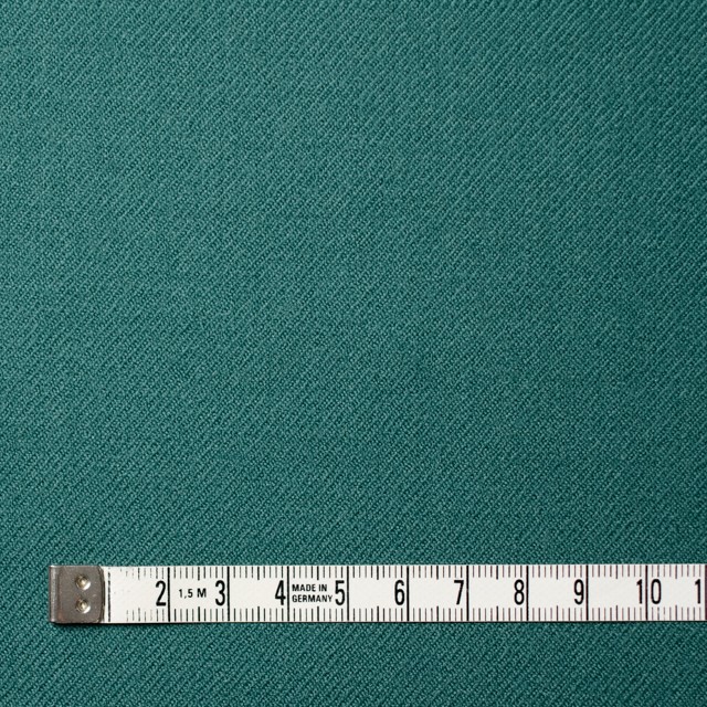 ウール×無地(スレートグリーン)×サージ イメージ4