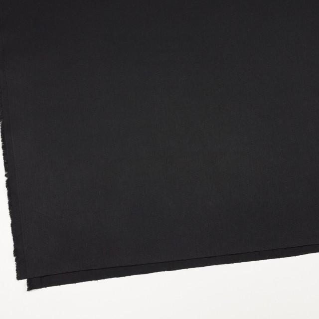 コットン&ポリノジック混×無地(ブラック)×サージストレッチ_全2色 イメージ2