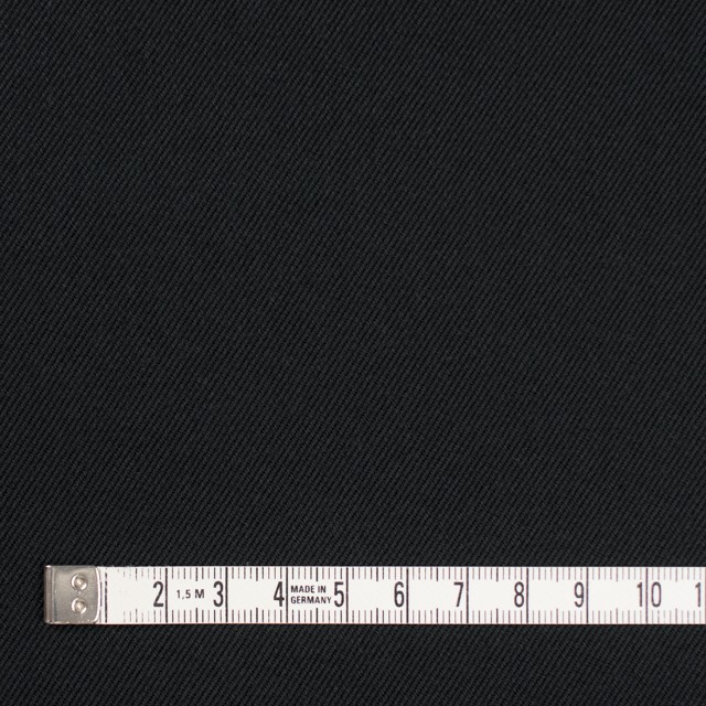 コットン&ポリノジック混×無地(ブラック)×サージストレッチ_全2色 イメージ4