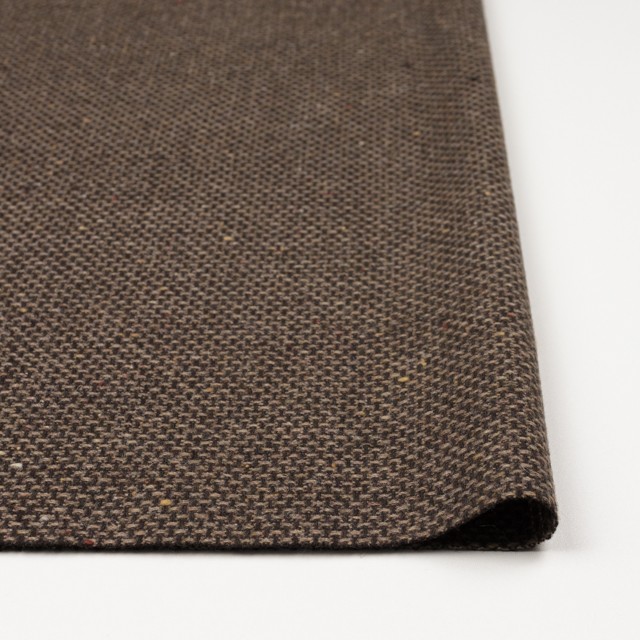 ウール×ミックス(ブラウン)×斜子織 - fab-fabric sewing studio | 布地のオンライン通販とソーイングスクール