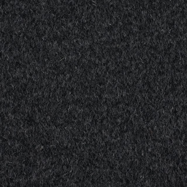 ウール×無地(チャコールグレー)×ビーバー イメージ1