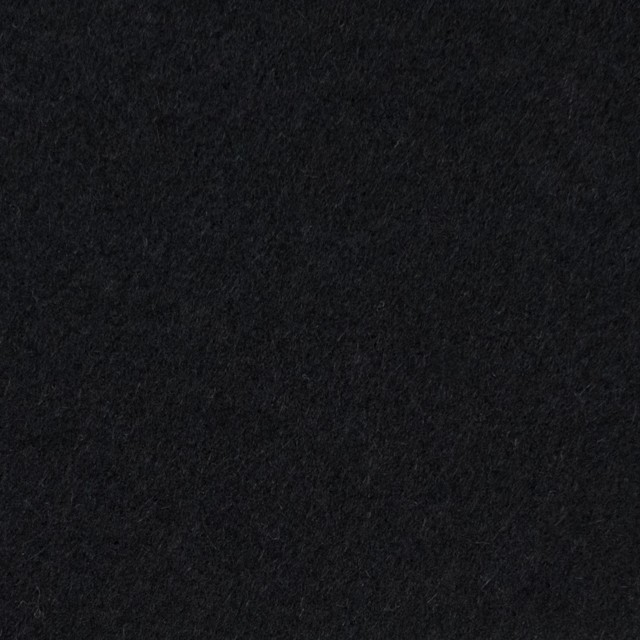 ウール&アンゴラ混×無地(ブラック)×フラノ(フランネル) イメージ1