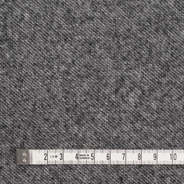 ウール&ナイロン×無地(チャコールグレー)×ツイード イメージ4