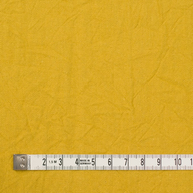 コットン&リネン×無地(マスタード)×キャンバスワッシャー_全15色 イメージ4