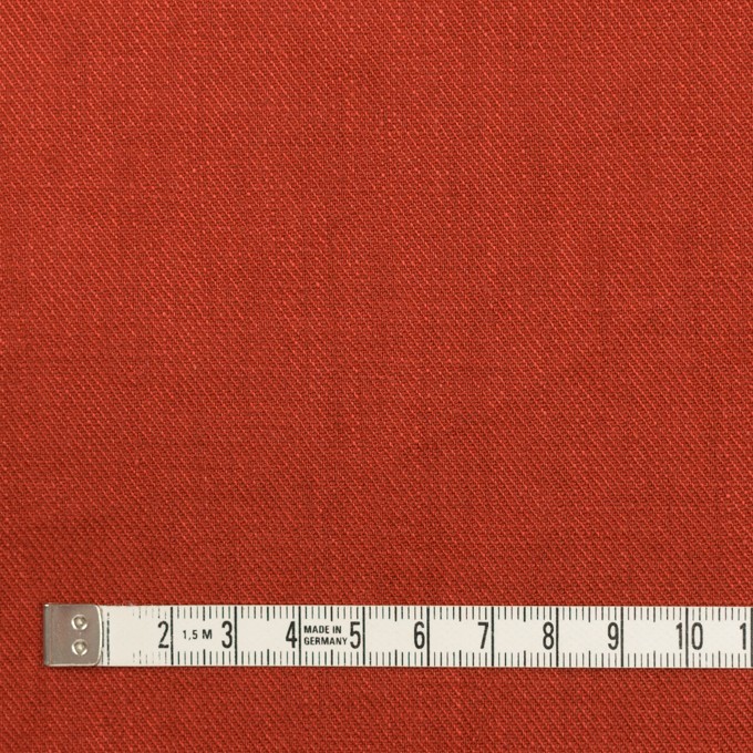 リネン×無地(ケチャップ)×サージ_全22色 イメージ4