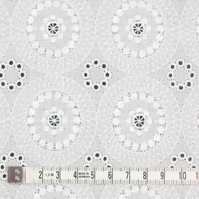 コットン×フラワー(ホワイト)×ローン刺繍_全6色 イメージ4