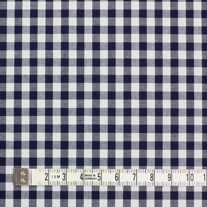 コットン×チェック(ネイビー)×ブロード イメージ4