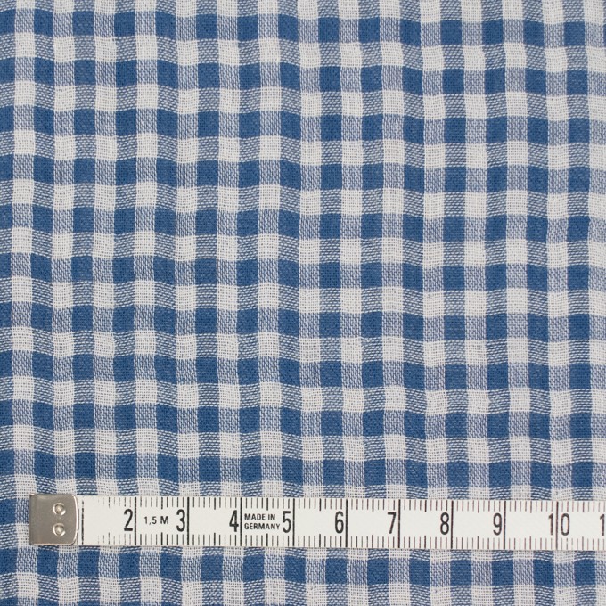 コットン×チェック(ブルー)×ガーゼ&サージ_全2色 イメージ4