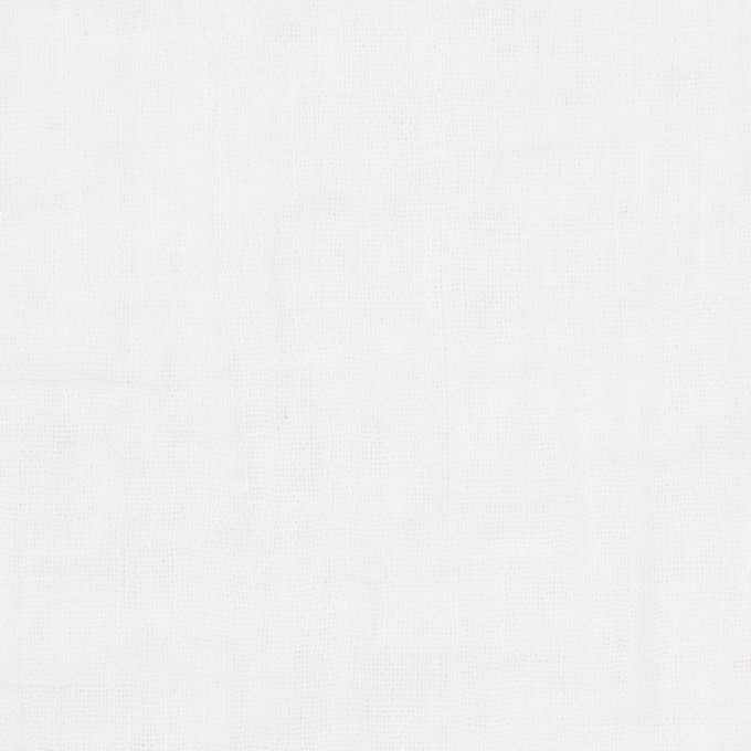 コットン×無地(ホワイト)×Wガーゼワッシャー_全20色 イメージ1