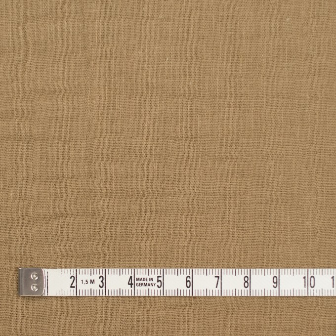 コットン×無地(モカブラウン)×Wガーゼワッシャー_全20色 イメージ4