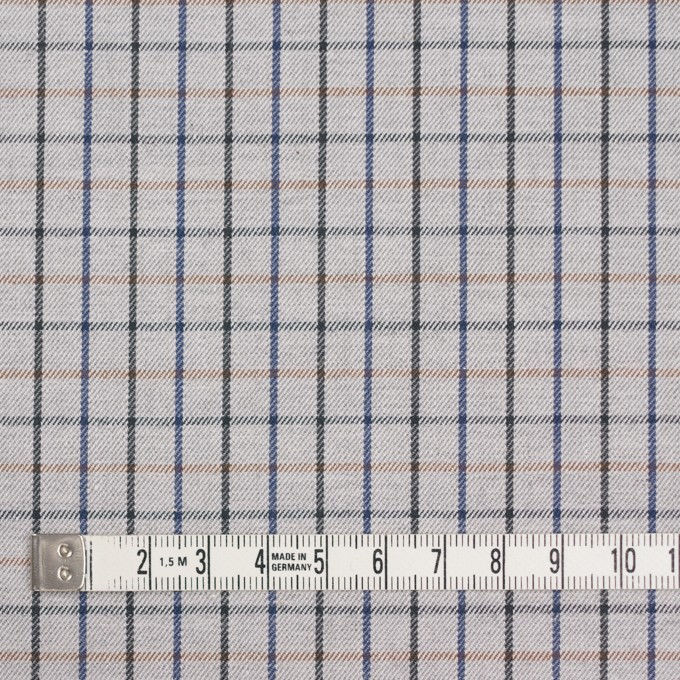 コットン×チェック(グレー)×ビエラ イメージ4