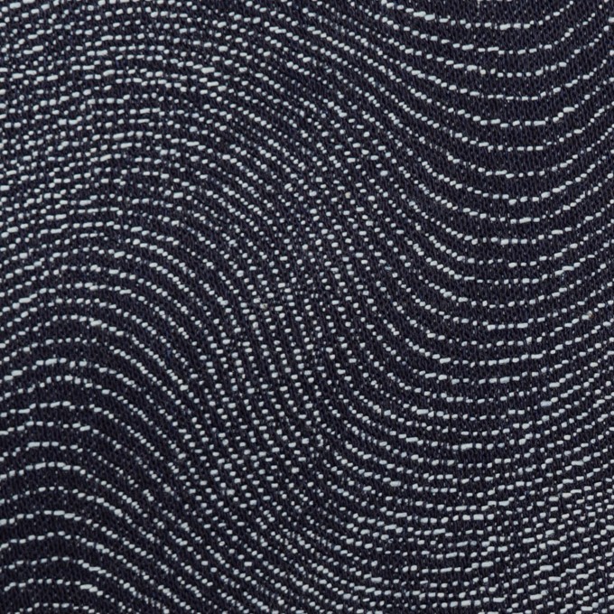コットン×幾何学模様(インディゴ)×デニムジャガード(10.5oz) イメージ1