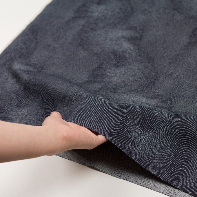 コットン×幾何学模様(インディゴ)×デニムジャガード(10.5oz) イメージ5