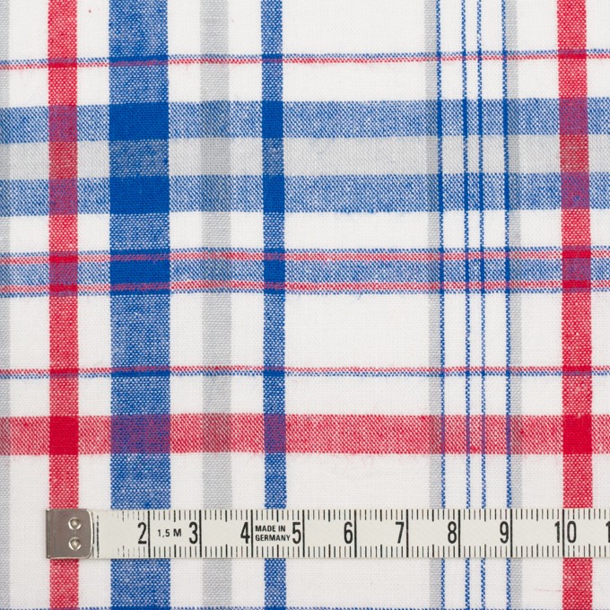 コットン&リネン×チェック(トリコロール)×シーチング_全2色 イメージ4
