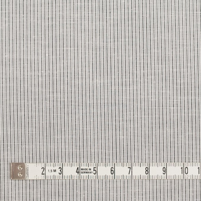 コットン&リネン×ストライプ(グレー)×ローン_全2色 イメージ4