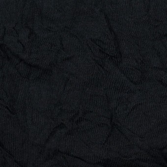 コットン&ポリエステル×無地(ブラック)×天竺ニットワッシャー_全3色
