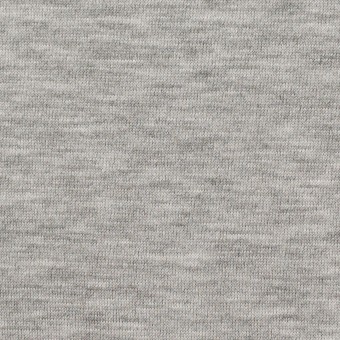 コットン&リヨセル混×無地(シルバーグレー)×裏毛ニット