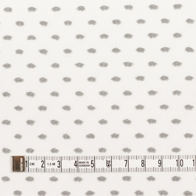 コットン×ドット(グレー)×ボイルカットジャガード イメージ4