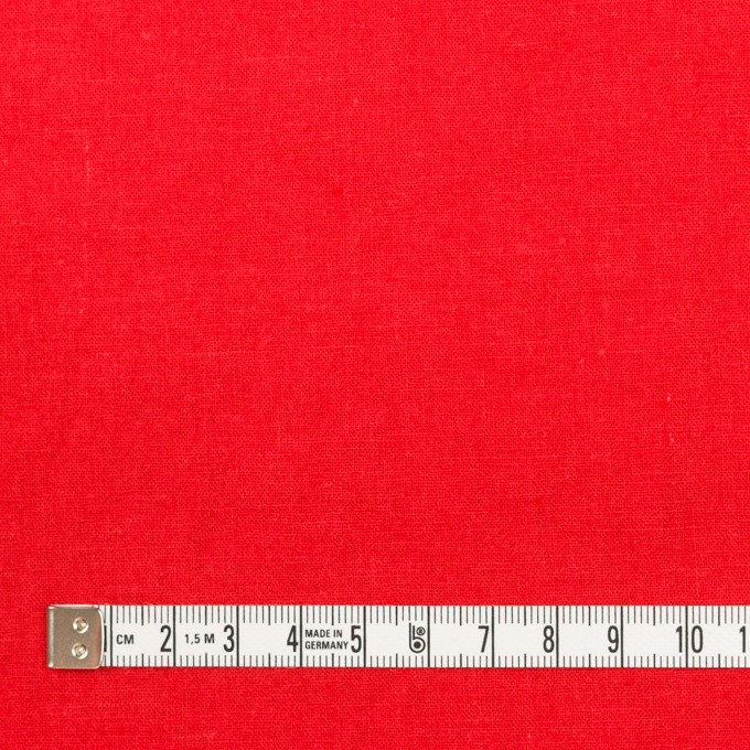 リネン&コットン×無地(パッションレッド)×シーチング_全36色 イメージ4