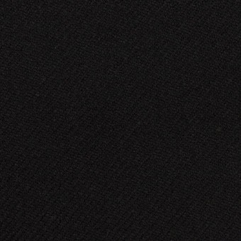 ウール×無地(ブラック)×サキソニー
