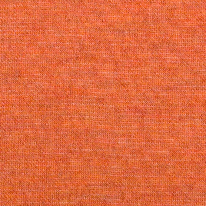 ウール×無地(オレンジ)×Wニット イメージ1