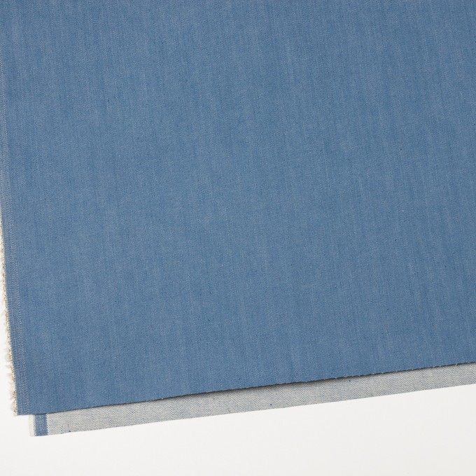 コットン&ポリウレタン×無地(サックスブルー)×デニムストレッチ(10.5oz) イメージ2