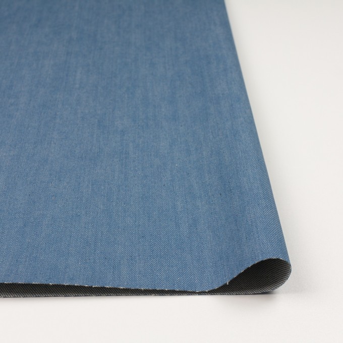 コットン&ポリウレタン×無地(サックスブルー)×デニムストレッチ(10.5oz) イメージ3