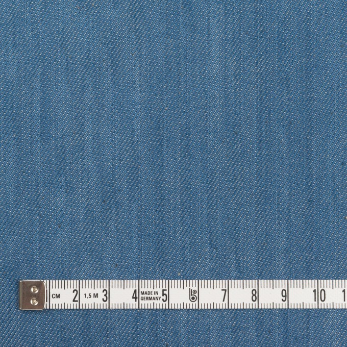 コットン&ポリウレタン×無地(サックスブルー)×デニムストレッチ(10.5oz) イメージ4