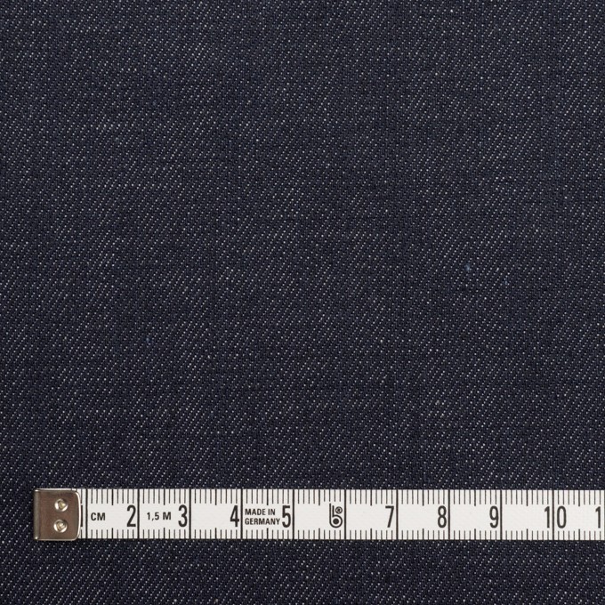 コットン&ポリウレタン×無地(インディゴ)×デニムストレッチ(10oz) イメージ4