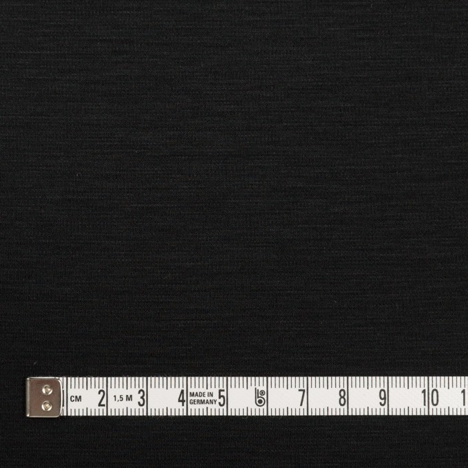 レーヨン&コットン混×無地(ブラック)×スムースニット_全6色 イメージ4