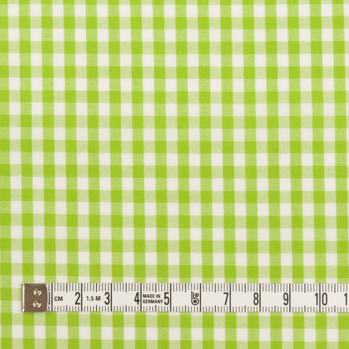 コットン×チェック(イエローグリーン)×ブロード_全3色 イメージ4
