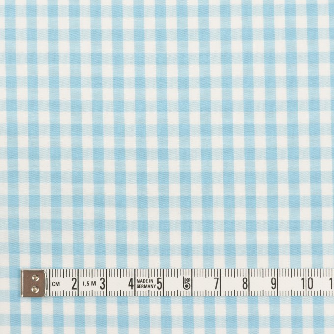 コットン×チェック(サックス)×ブロード_全3色 イメージ4