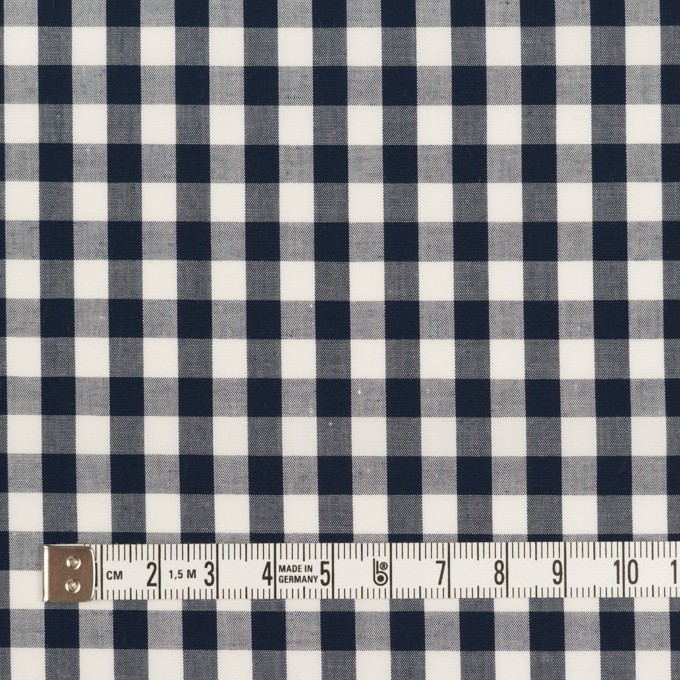 コットン×チェック(ネイビー)×ブロード イメージ4