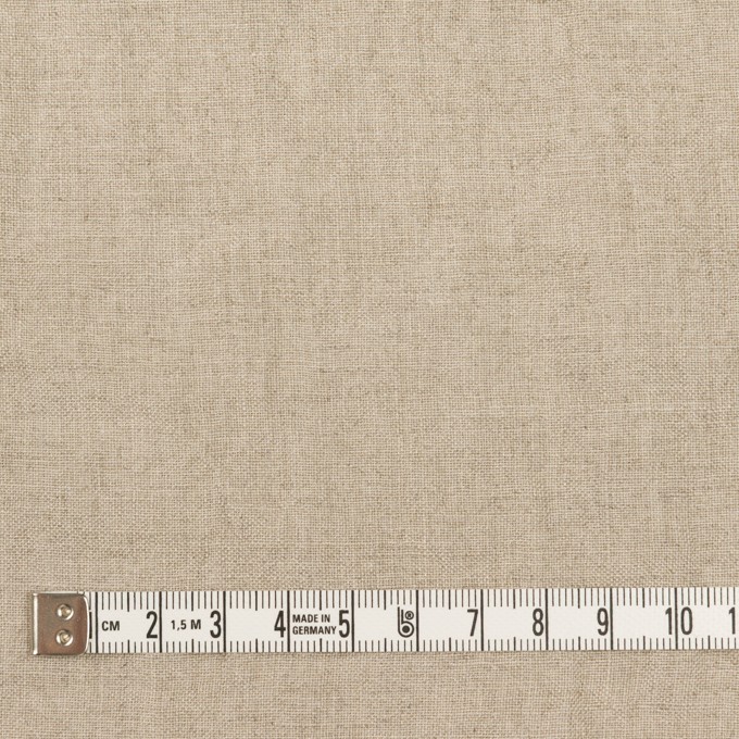 リネン×無地(グレイッシュベージュ)×薄キャンバス・ワッシャー イメージ4