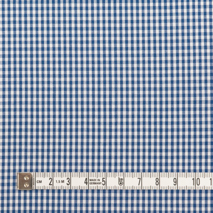 コットン×チェック(アッシュブルー)×ブロード_全2色 イメージ4
